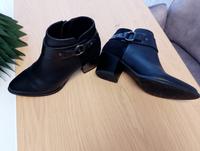 Schwarze Leder Stiefeletten - 5th Avenue - 36 - NEU Nordrhein-Westfalen - Hagen Vorschau