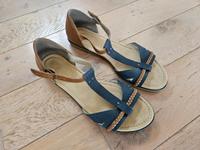Rieker Damen Sandalen mit Riemchen in blau / braun Gr. 42 - NEU w Baden-Württemberg - Leinfelden-Echterdingen Vorschau