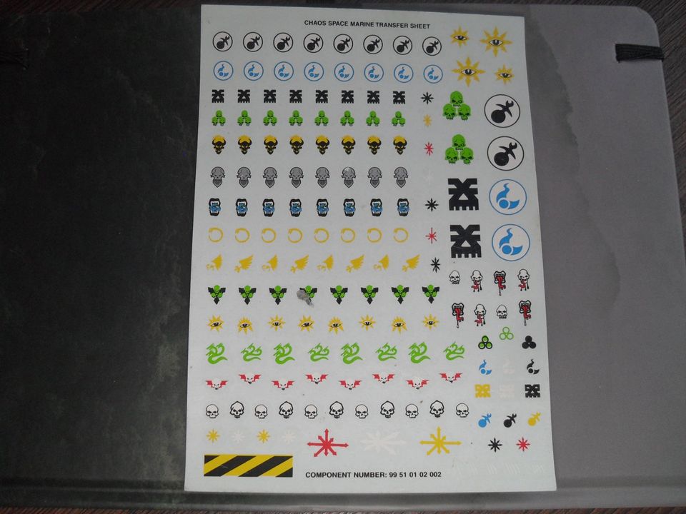 6x GW Games Workshop Warhammer Decals- Space Marines,Blood Angels in Zwickau