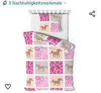 Bettwäsche  Pferd  Pferde Ponys Mädchen  lila blumen Niedersachsen - Nörten-Hardenberg Vorschau