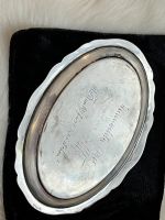 Verkaufe einen personalisierten silbernen Aschenbecher Hessen - Kelsterbach Vorschau