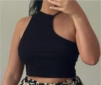 Crop Top Schwarz Bayern - Augsburg Vorschau