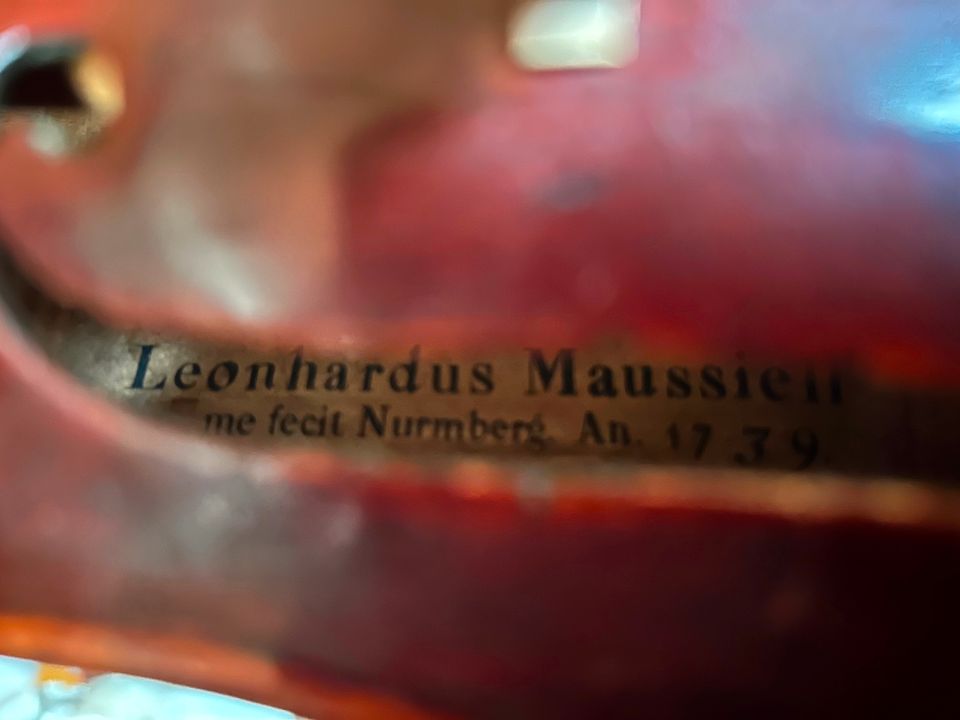 Geige / Violine m.Z. Leonhard Maussiell in Ebersberg
