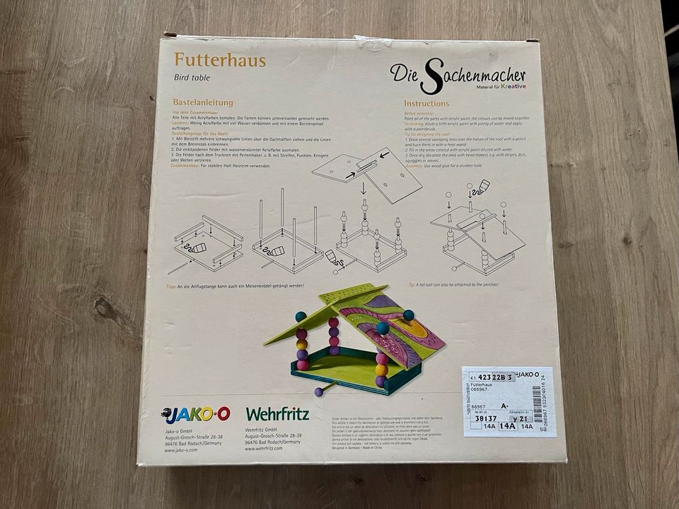 Vogelhaus zum Basteln und bemalen Jako-o Neu und OVP in Doberlug-Kirchhain