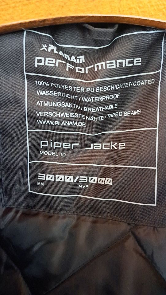 Planam Outdoor "Piper Jacke" 3535 sw/or 3XL Arbeitsjacke in Kelkheim