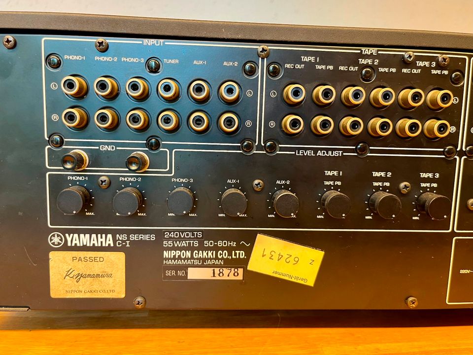 Vorverstärker-Legende: Yamaha C-1 in Moers