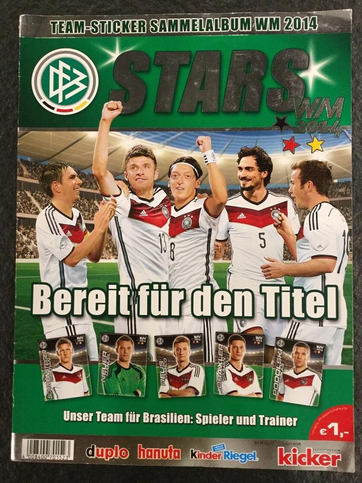 Sticker Album - duplo hanuta kinder - STARS WM 2014 - dfb Fußball in Bekond