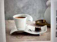 2x Espresso Tasse mit Untertasse Brandenburg - Kleinmachnow Vorschau