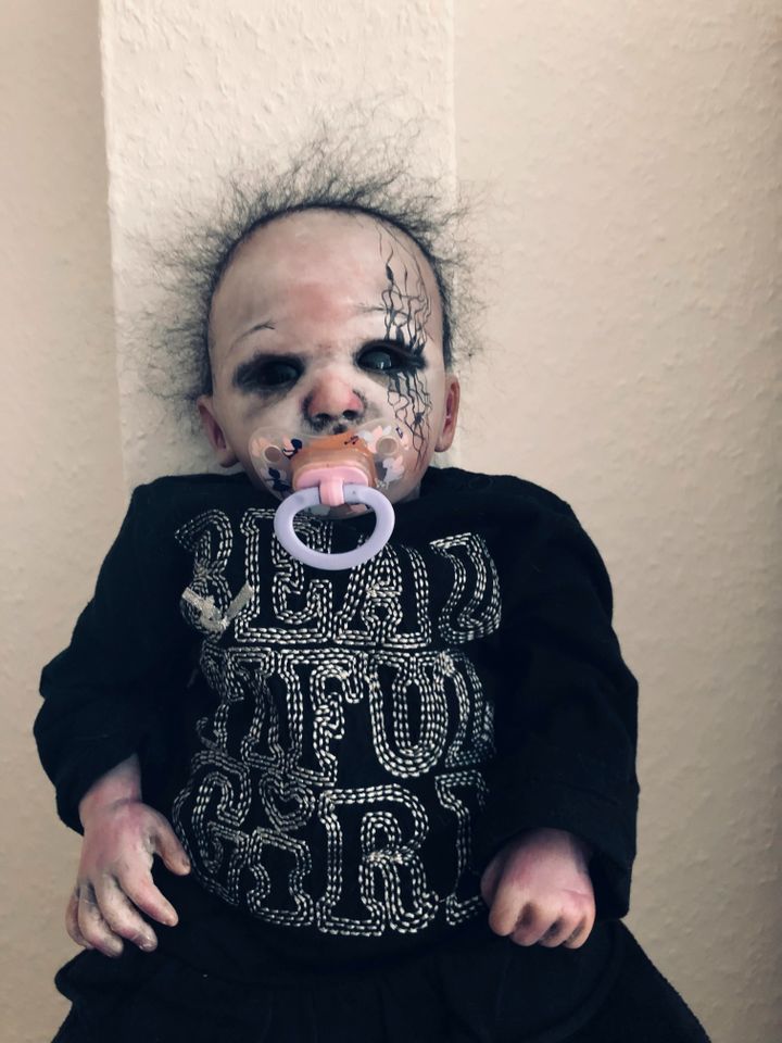 Reborn Baby Vampir Gothic Skull  lebensecht in Varel