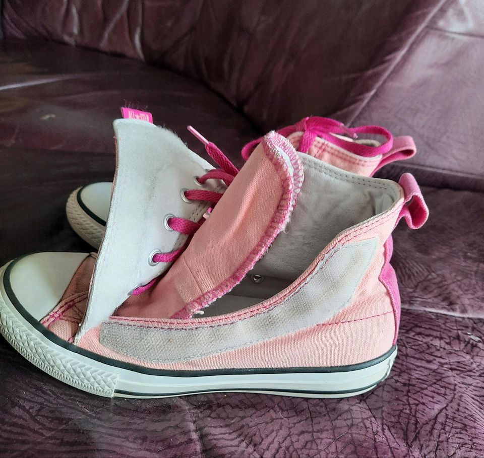 CONVERSE ALL STAR Mädchen Schuhe mit Klett.Rosa.Gr.34 (US 2,5) in Bremen