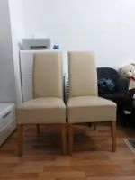 2 beige Stühle mit Braune Stuhlhussen Hessen - Offenbach Vorschau