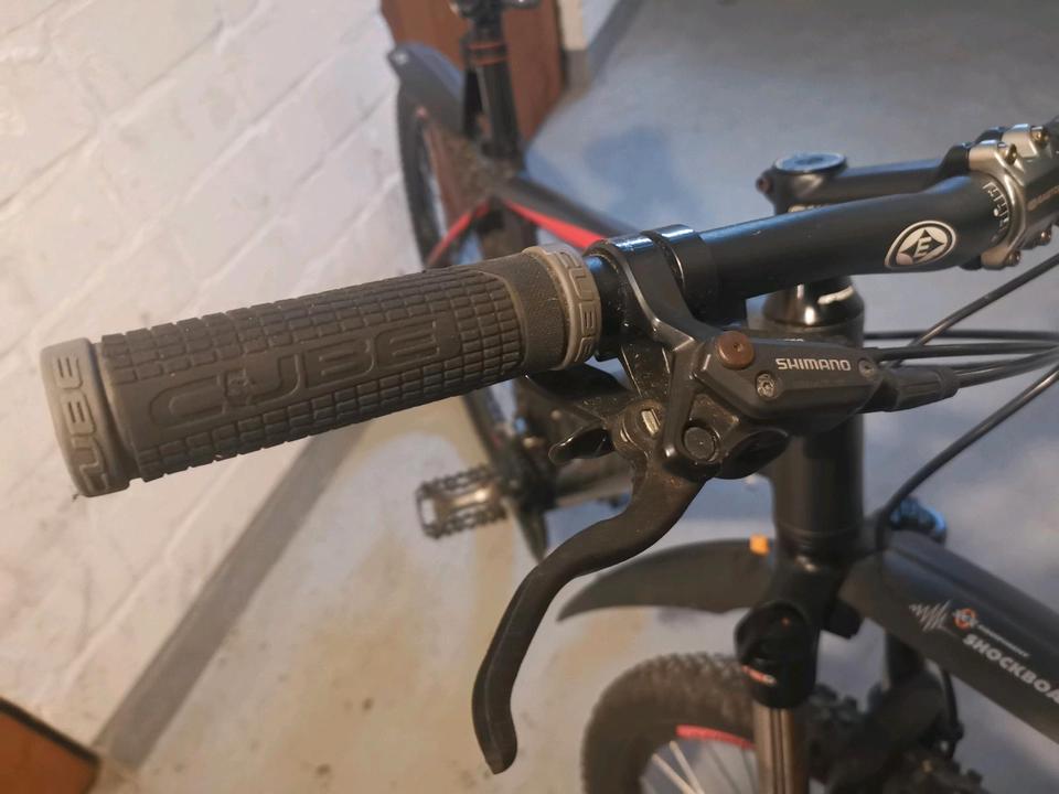 Cube Aim Disc Mountainbike 26 Zoll Schwarz Rot Herren Fahrrad in Hamburg