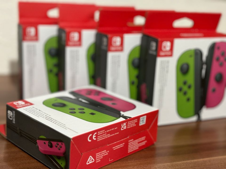 Nintendo Switch Joy-Con 2er-Set neon-grün/neon-pink NEU & OVP in Krefeld