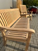 Garpa Lounge Bank Gartenbank Teak 165 cm Niedersachsen - Seevetal Vorschau