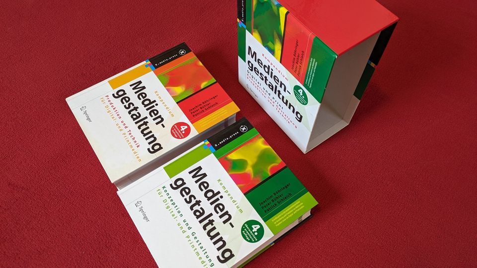 Kompendium Mediengestaltung, Grafikdesign, 2 Bücher Basiswissen in Berlin