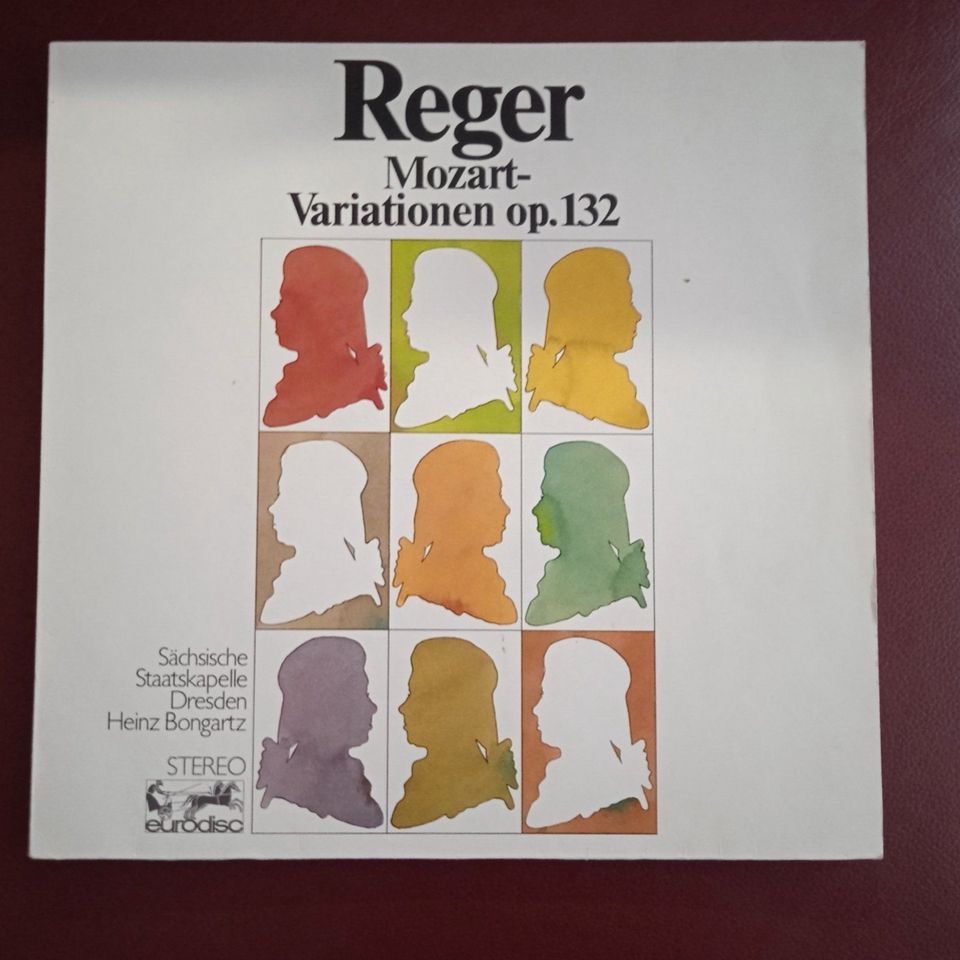 Vinyl / Schallplatte MAX REGER "Mozart-Variationen op.132" in Leipzig