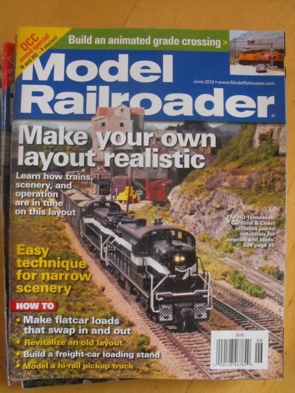 Model Railroader Magazine 2010 2011 2012 in Geschendorf