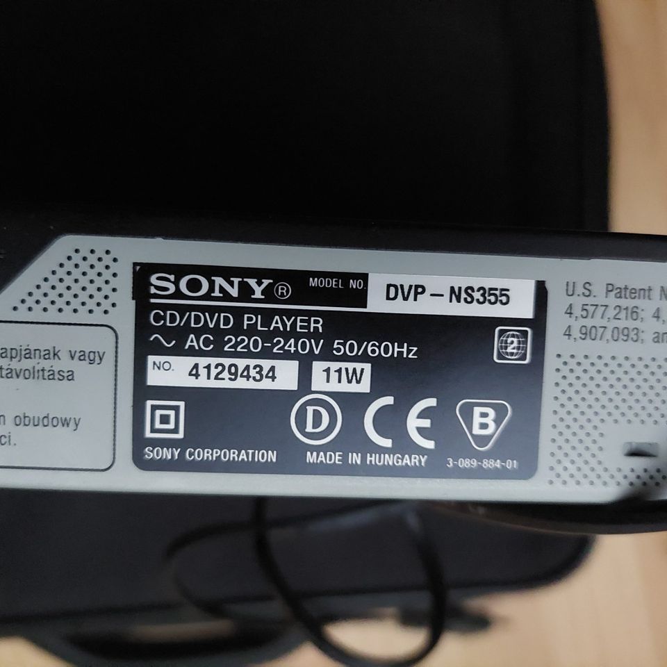 Sony DVP-NS355 CD/DVD Player in Unna