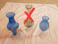 2er Set Glasdeko, Rauchglas, mundgeblasen,Thüringen, DDR-Zeiten Sachsen - Dommitzsch Vorschau