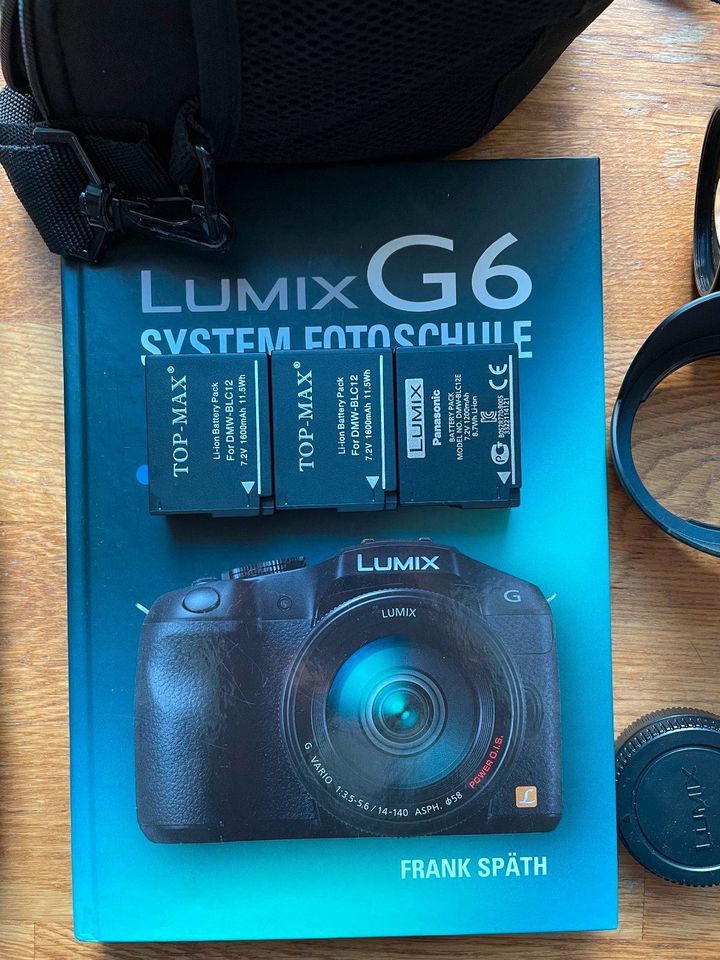 Lumix G6, Panasonic, Systemkamera inkl. Zubehör in Aachen