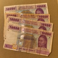 Banknote / Geldschein Zentralafrika 10.000 CFA Francs Sachsen-Anhalt - Eisleben Vorschau