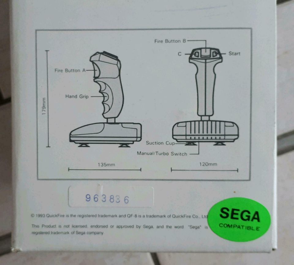 Quickfire QF-8 Joystick Controller Sega kompatibel in Großenhain