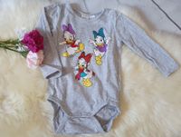 Langarmbody grau Glitzer Enten Daisy Duck Disney Gr. 74 H&M *TOP* Brandenburg - Cottbus Vorschau