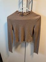 shein langarm top bauchfrei braun Hessen - Bad Emstal Vorschau