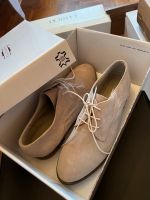 Halbschuhe Schnürschuhe echt Leder beige neu Baden-Württemberg - Konstanz Vorschau