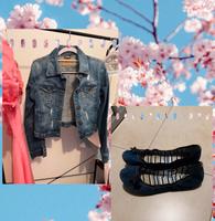 Bershka Ballerinas 37 – Denim Look • leicht & süß • sommerlich Wuppertal - Elberfeld Vorschau