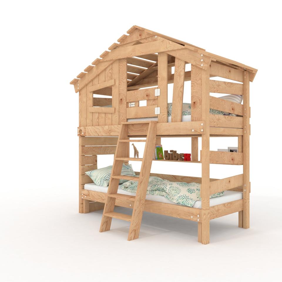 BIBEX® Jugend- Kinderbett, Hochbett, Doppelbett massiv 100% NATUR in Hamburg