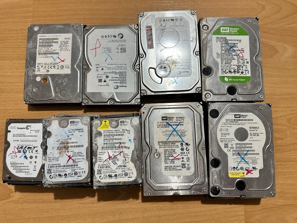 32x Festplatten SATA3 Harddisk 2.5'' 3.5'' defekt in Bayern - Kleinostheim  | Festplatten & Laufwerke gebraucht kaufen | eBay Kleinanzeigen ist jetzt  Kleinanzeigen