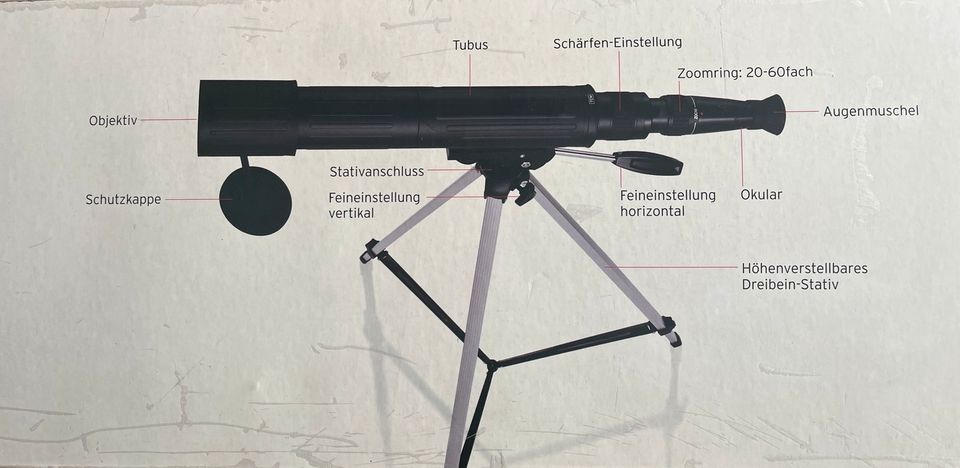 Fernrohr/Teleskop 20-60 fach Zoom in Berlin