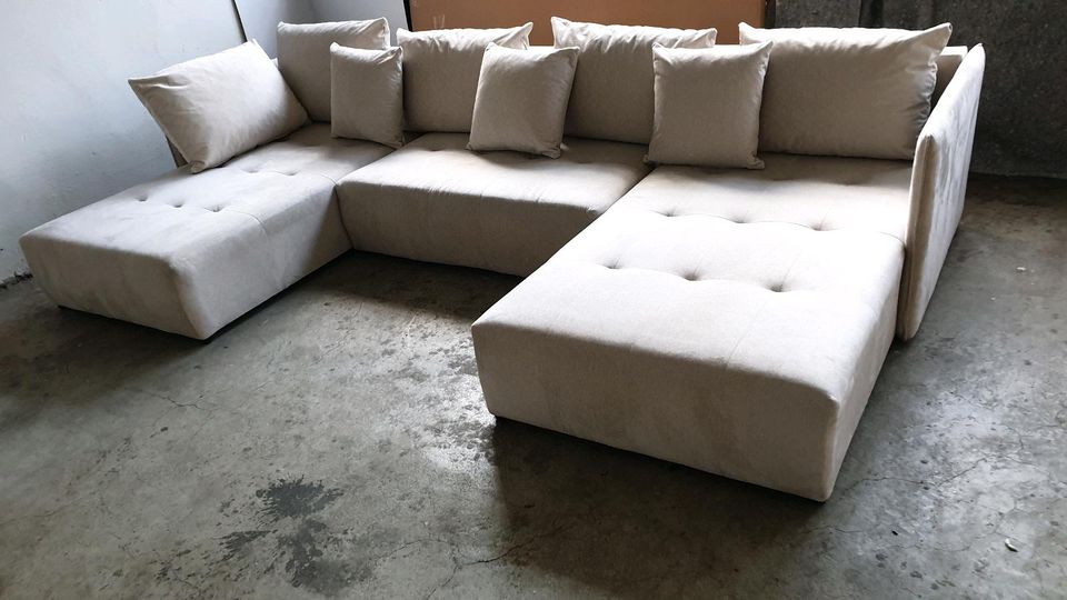 Lagerverkauf xxl Wohnlandschaft schlaffunktion neu-W Sofa Couch in Sundern (Sauerland)