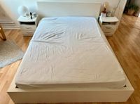 Ikea Malm Bett 140x200 in weiß mit Lattenrost und mit Matratze Nordrhein-Westfalen - Neuss Vorschau