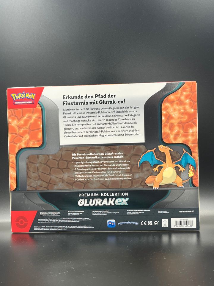Pokemon Karten Glurak ex Premium Kollektion Deutsch Neu OVP in Frankfurt am Main