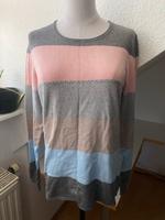 Rosa blau grau gestreifter Bonita Pullover Shirt Bluse Größe S 36 Bayern - Attenkirchen Vorschau