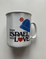 FROM ISRAEL WITH LOVE Retro Vintage Cup Kaffee Tee Tasse Weiß Rheinland-Pfalz - Landau-Mörlheim Vorschau