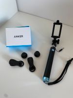 Anker Selfie Stick und Fischaugeobjektiv für Handy TOP! Brandenburg - Brieselang Vorschau