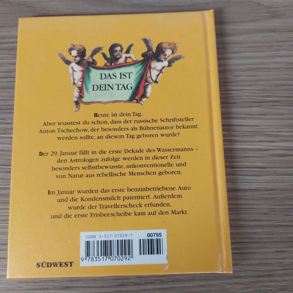 Buch "Dein Tag 29 Januar" * Verlag Südwest * ISBN 3-517-07029-7 in Bornheim