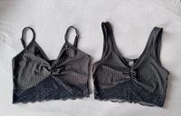 Zwei schwarze Crop Tops Sachsen - Chemnitz Vorschau