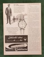 Junghans Chronometer Lufthansa Armbanduhr Reklame 1956 Niedersachsen - Danndorf Vorschau