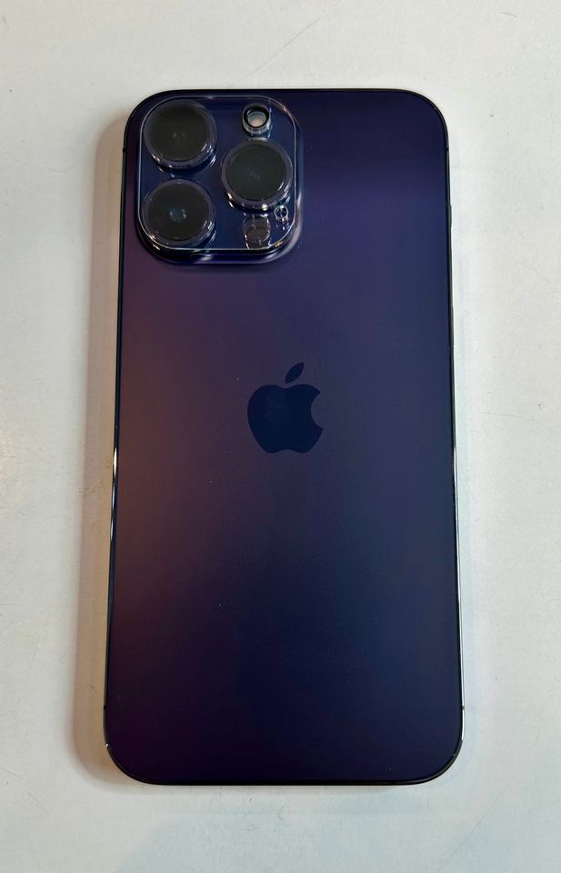 w.NEU iPhone 14 Pro Max 128GB/Apple Garantie 07/24/Lila/93% Akku in Kernen im Remstal