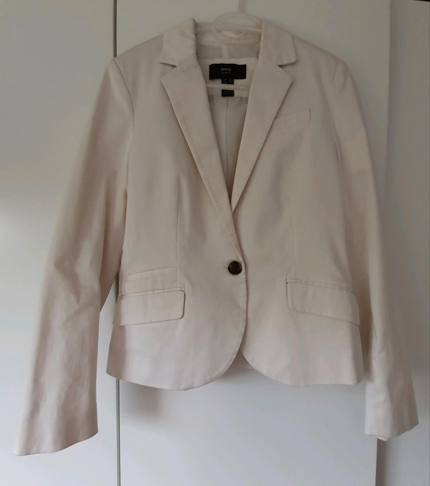 Mango Basics Blazer weiß  Gr. 38 M wie neu in Höxter