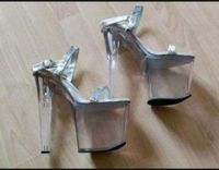 Original Pleaser Gogo High Heels, Silber, Gr. 42/43 Bayern - Kraiburg am Inn Vorschau