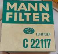 NEU MANN Filter C22117 Luftfilter Niedersachsen - Nordstemmen Vorschau