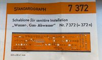 Standardgraph Schablone Sanitäre Installation 7 372 (= 372 n) ⭐️⭐ Altona - Hamburg Blankenese Vorschau