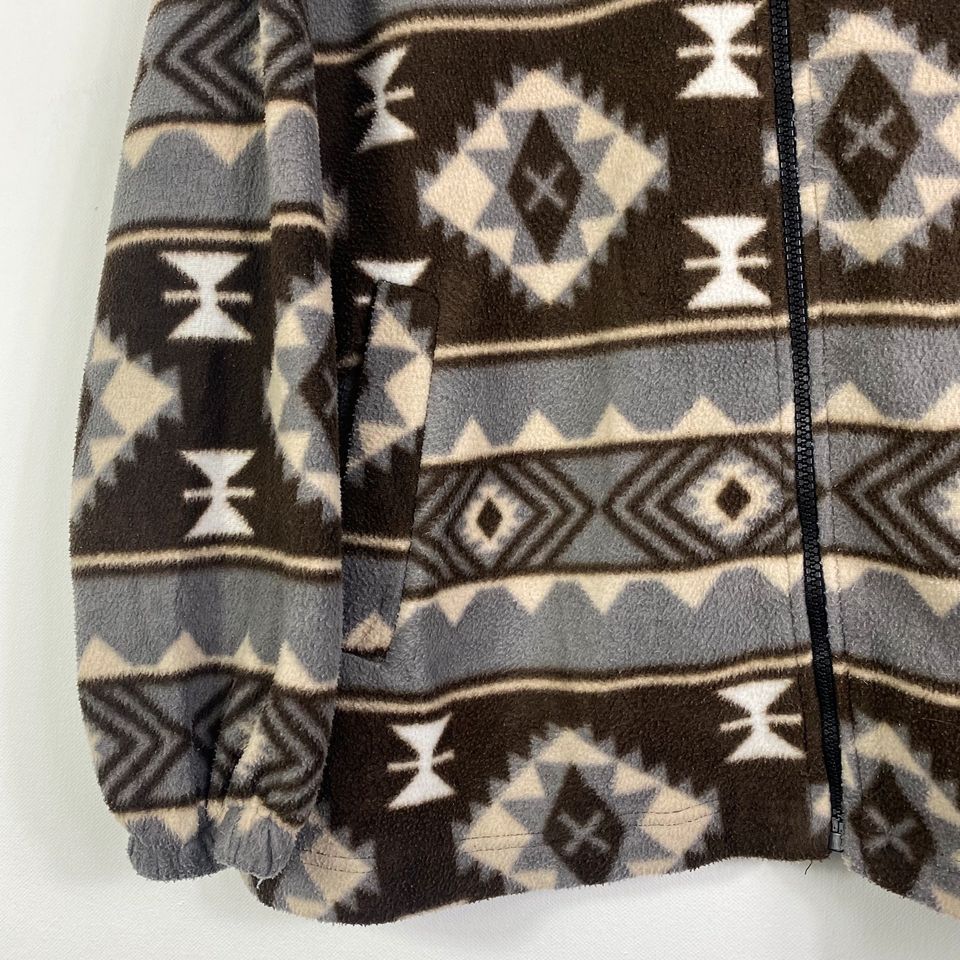 Vintage Fleece Jacke Gr.M Ethno Aztec 90er 90s y2k Retro in Gronau (Westfalen)