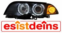 BMW 3er E46 LED Scheinwerfer Limo Touring Angel Eyes -01 Schwarz Kreis Pinneberg - Quickborn Vorschau