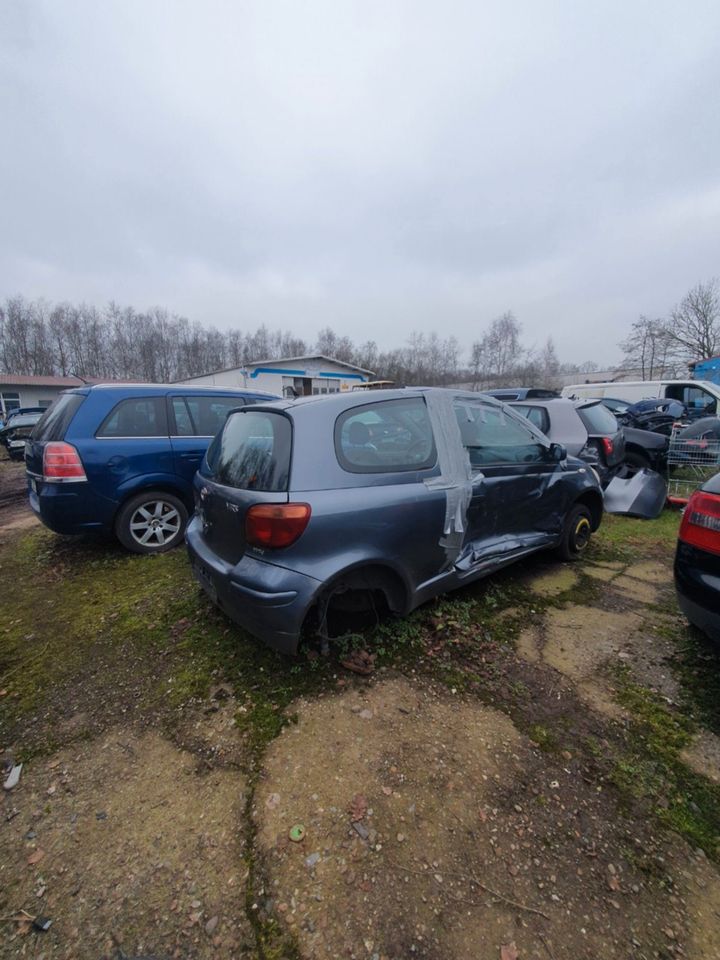 Toyota Yaris P1F Schlachtfest Ersatzteile Einzelteile Blau Bj.03 in Bremervörde